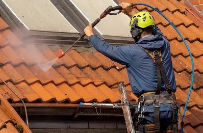 Démoussage et hydrofuge de toiture à Montalembert
